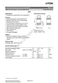 B57451V5473H062 Datasheet Page 2