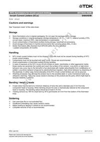 B57464S0400M000 Datasheet Page 10