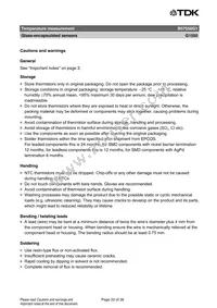 B57550G1203G000 Datasheet Page 20