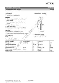 B57550G1303F000 Datasheet Page 2