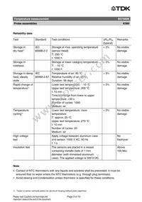 B57560K493A1 Datasheet Page 3