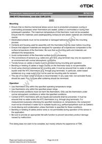 B57621C5103K062 Datasheet Page 20