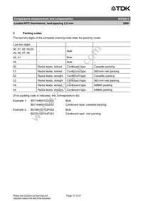 B57891S0203H008 Datasheet Page 12