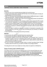 B59008C0140A040 Datasheet Page 6