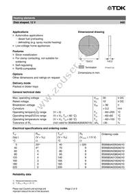 B59060A0220A010 Datasheet Page 2