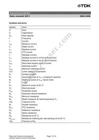 B59406B0060A040 Datasheet Page 7