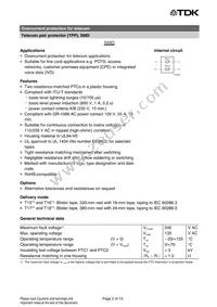 B59509T1120A062 Datasheet Page 3