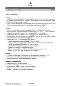 B59585B1150A70 Datasheet Page 5