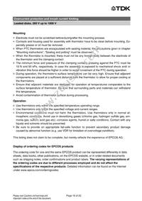 B59754C0120A070 Datasheet Page 19