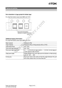 B59850C0120A051 Datasheet Page 3