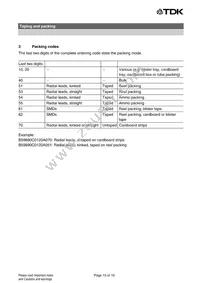 B59850C0120A051 Datasheet Page 10