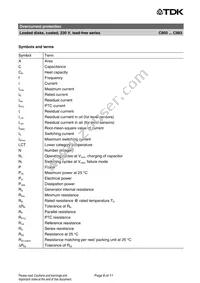 B59860C0120A570 Datasheet Page 8