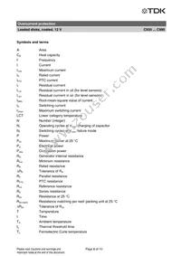 B59965C0160A054 Datasheet Page 8