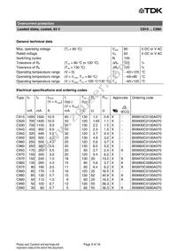 B59970C80A53 Datasheet Page 3