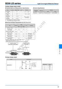 B5W-LB1122-1 Datasheet Page 3