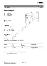 B64290A0022X033 Datasheet Page 2