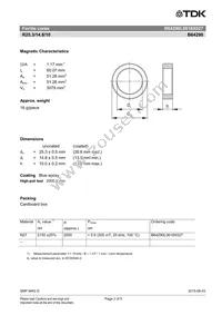 B64290L0618X027 Datasheet Page 2