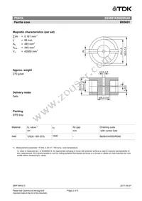 B65691K0000R048 Datasheet Page 2