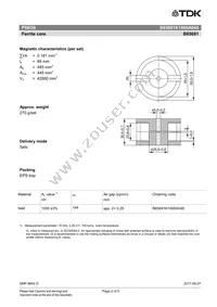 B65691K1000A048 Datasheet Page 2