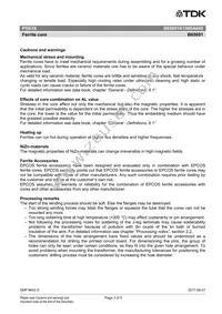 B65691K1000A048 Datasheet Page 3