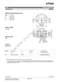 B65805C0000R035 Datasheet Page 2