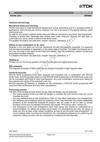 B65805C0000R035 Datasheet Page 3