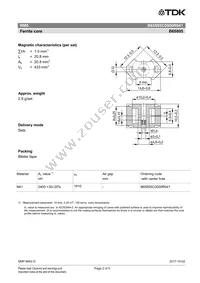 B65805C0000R041 Datasheet Page 2