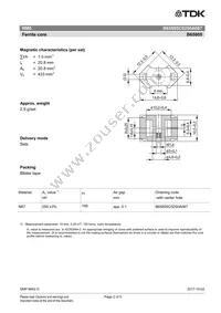 B65805C0250A087 Datasheet Page 2