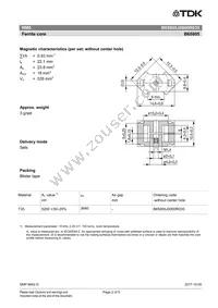 B65805J0000R035 Datasheet Page 2