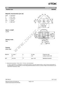 B65805J0100A087 Datasheet Page 2