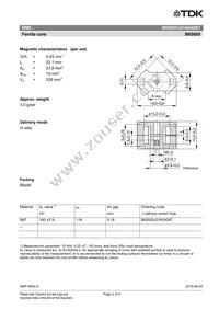 B65805J0160A087 Datasheet Page 2