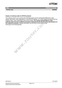 B65805J0160A087 Datasheet Page 4