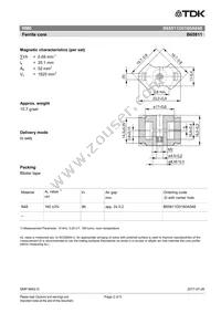 B65811D0160A048 Datasheet Page 2