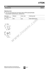 B65812P1012D001 Datasheet Page 9