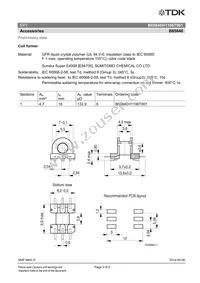 B65840F1106T001 Datasheet Page 2