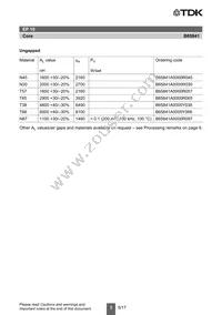 B65841A0000Y066 Datasheet Page 3