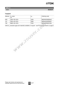 B65843P0250J038 Datasheet Page 3