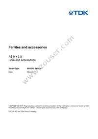 B65935E0000X033 Datasheet Cover