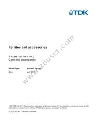 B65945A0000X022 Datasheet Cover