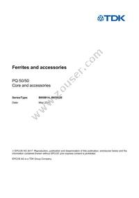 B65981A0000R092 Datasheet Cover