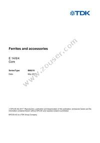 B66219G0000X141 Datasheet Cover