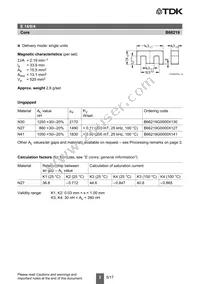 B66219G0000X141 Datasheet Page 2