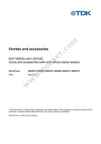 B66287P0000X197 Datasheet Cover