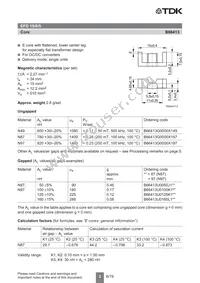 B66413U0160L197 Datasheet Page 2