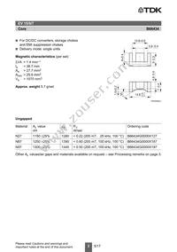 B66434G0000X197 Datasheet Page 2