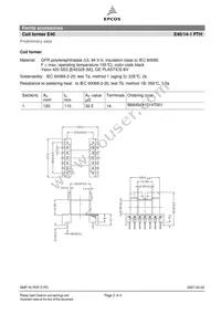 B66454A1014T001 Datasheet Page 2