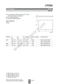 B67410A0189X187 Datasheet Page 2