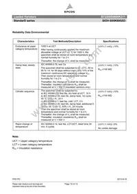 B72205S0600K311 Datasheet Page 10