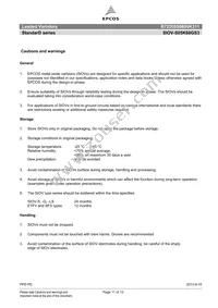 B72205S0600K311 Datasheet Page 11