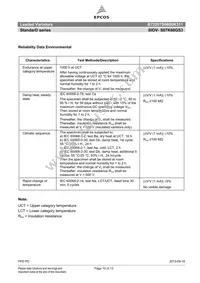 B72207S0600K311 Datasheet Page 10